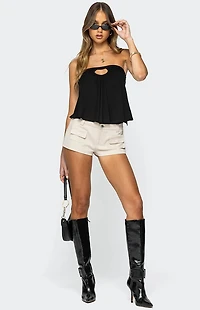 Edikted Vera Keyhole Backless Top