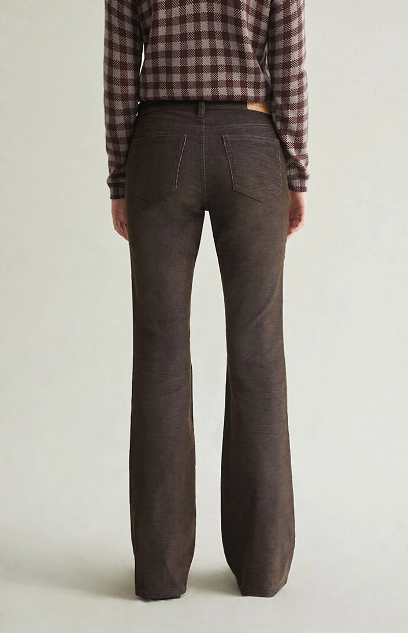 Pacsun Jade Low Rise Bootcut Jeans Stretch Corduroy Brown