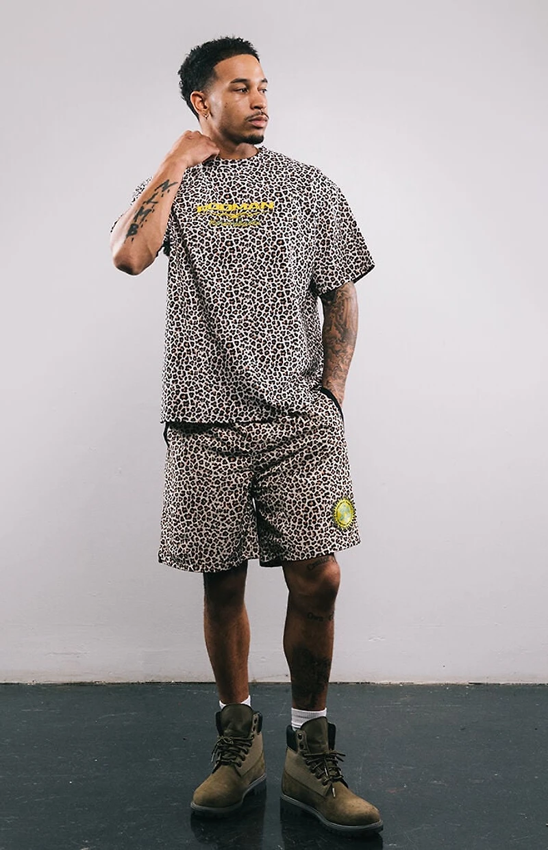 RODMAN BRAND Cheetah 7.5" Swim Trunks