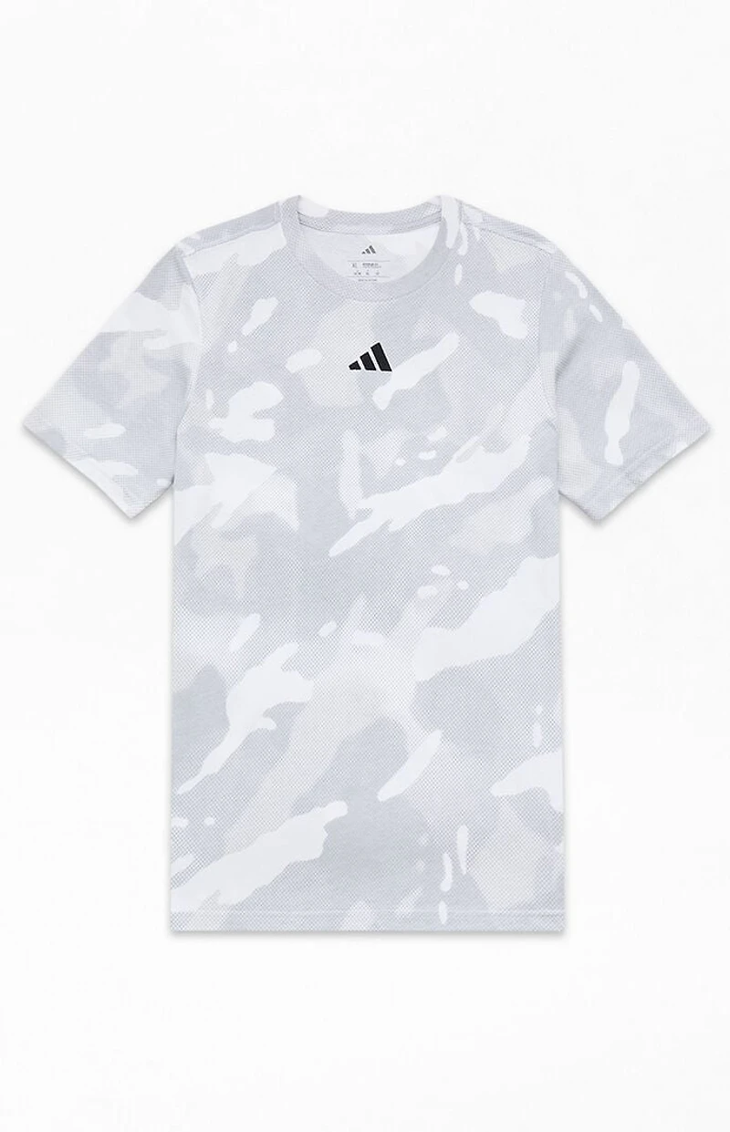 adidas Kids Camo Embroidered Logo T-Shirt