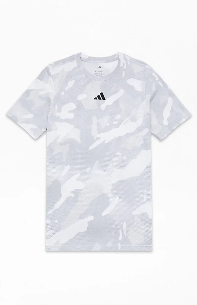 adidas Kids Camo Embroidered Logo T-Shirt