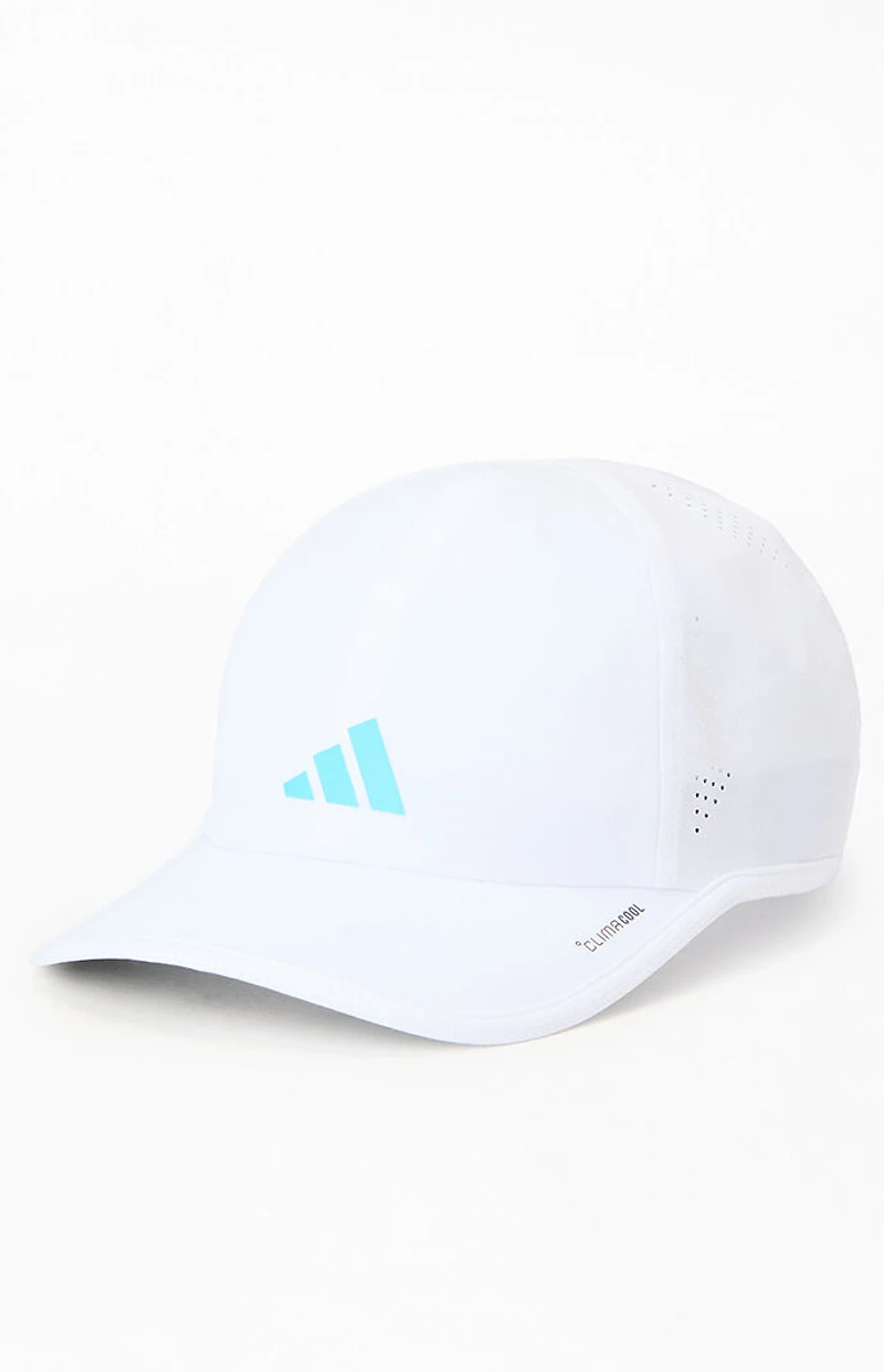 adidas Kids White Superlite 3 Hat
