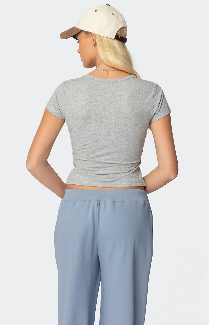 Edikted Katerina Henley T-Shirt