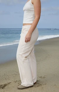 John Galt Pink Striped Anastasia Sweatpants