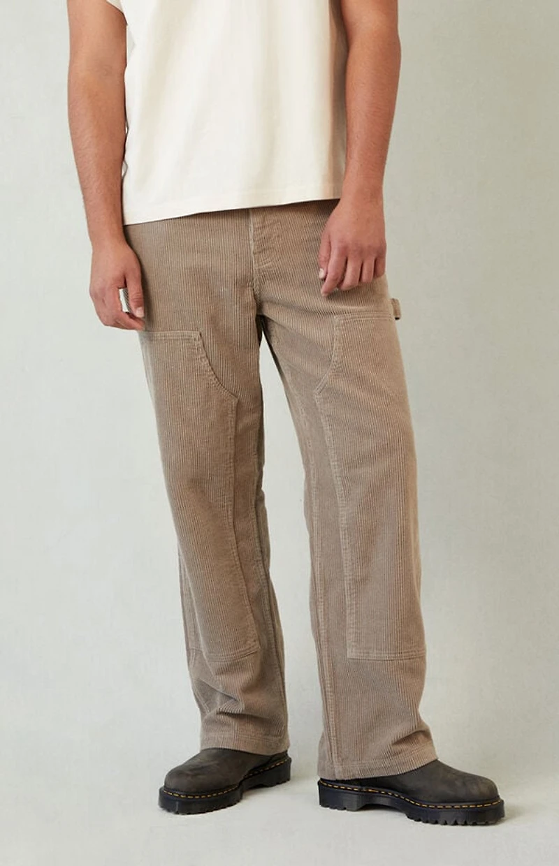 Pacsun Dylan Baggy Pants Corduroy Carpenter Tan