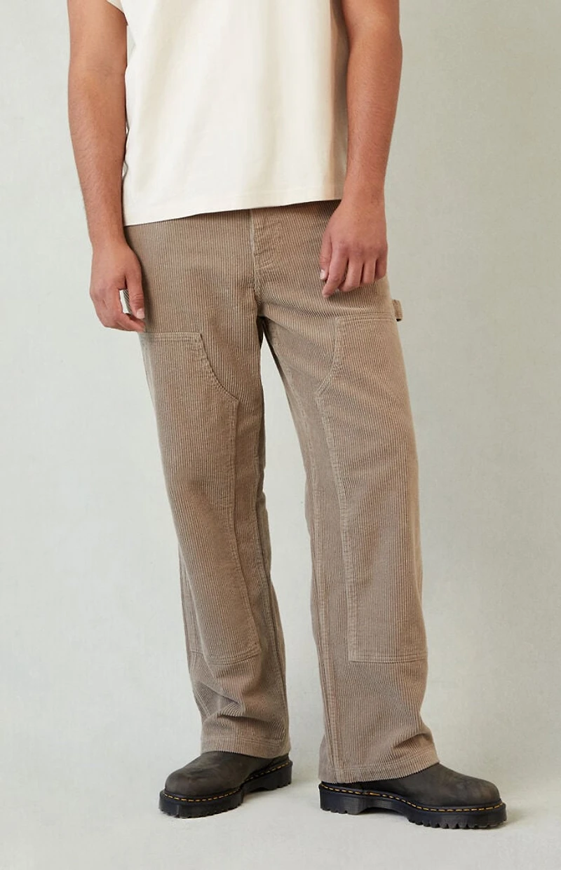 Pacsun Dylan Baggy Pants Corduroy Carpenter Tan