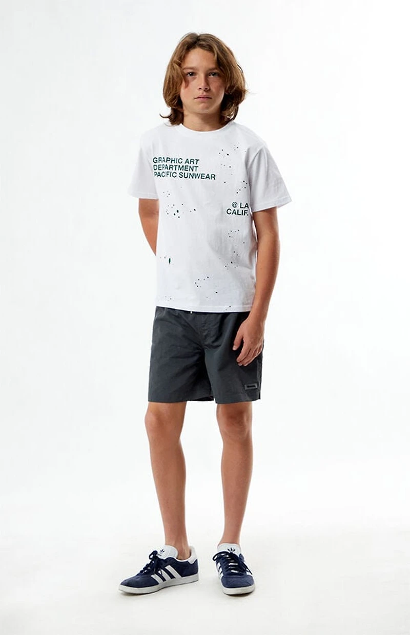 Pacsun Kids Collegiate 4.5" Swim Trunks