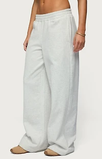 Edikted Jacie Wide Leg Sweatpants