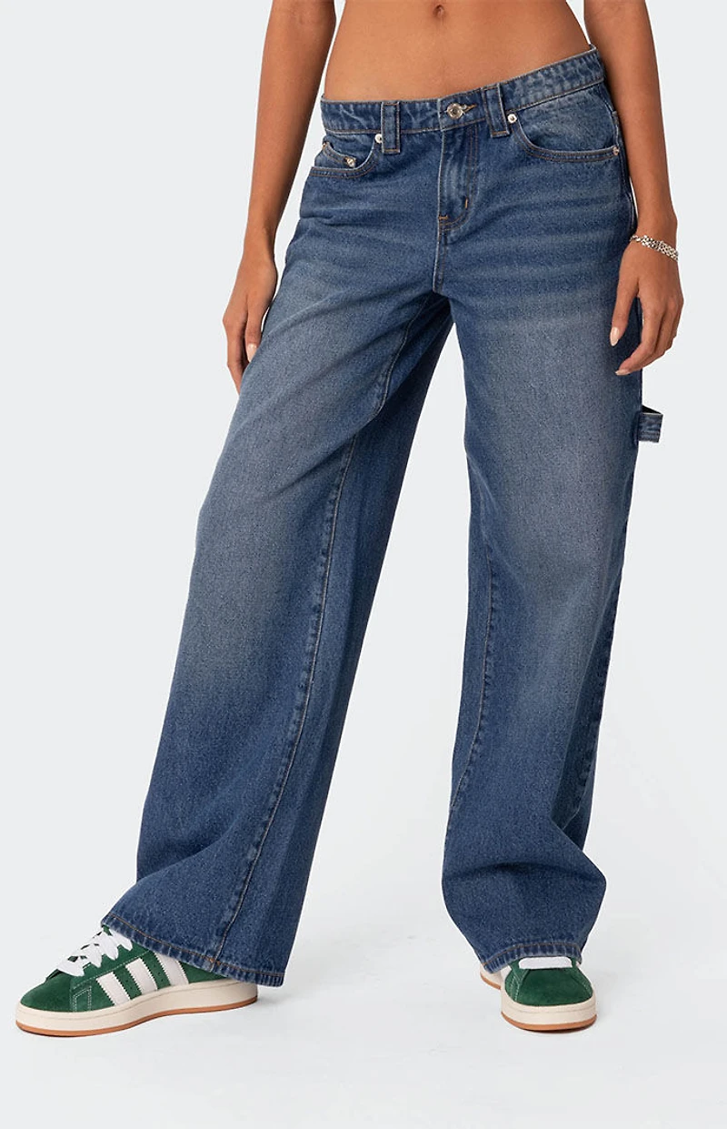 Edikted Carpenter Low Rise Jeans