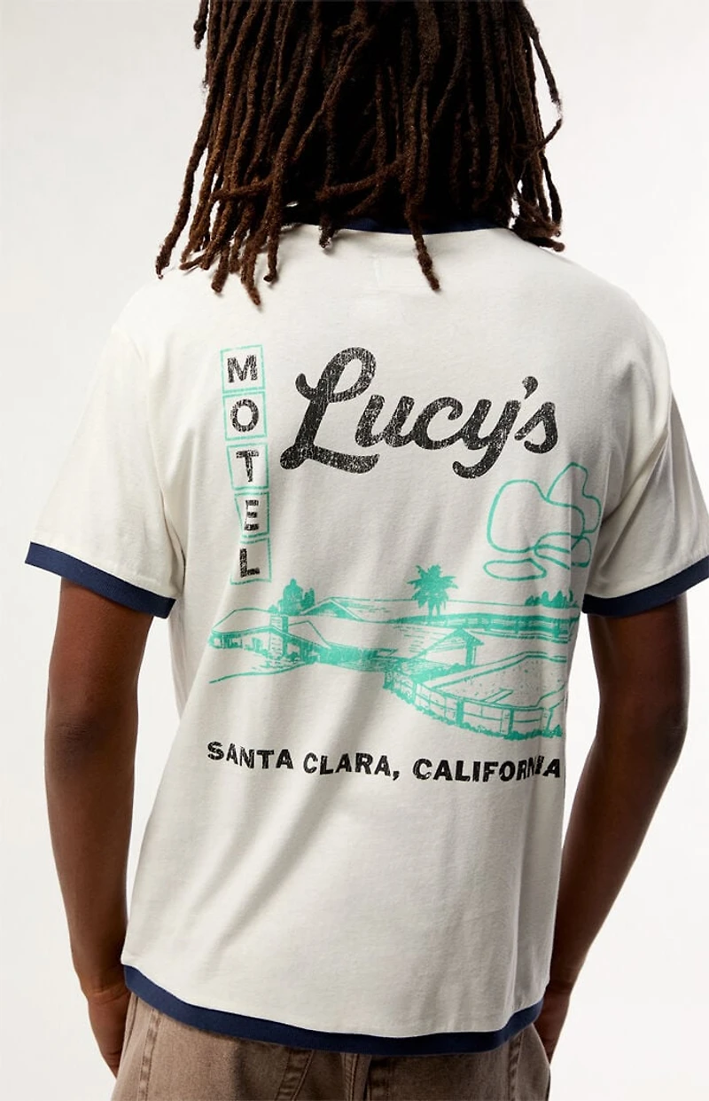 Pacsun Lucy's Motel Ringer T-Shirt