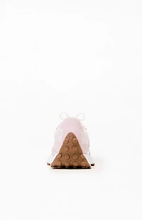 New Balance Women's Pink and White 327 Sneakers
