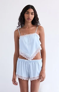PS GOODNIGHT Pointed Lace Pajama Tank Top