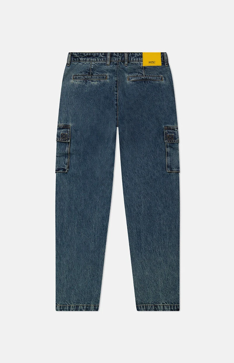 WeSC America Inc Medium Blue Denim Cargo Pants