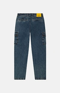 WeSC America Inc Medium Blue Denim Cargo Pants