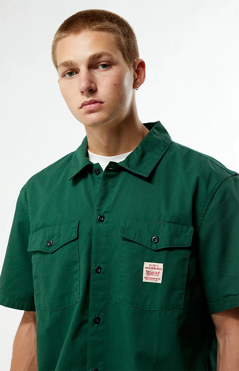 Levi's Green Worker Shirt