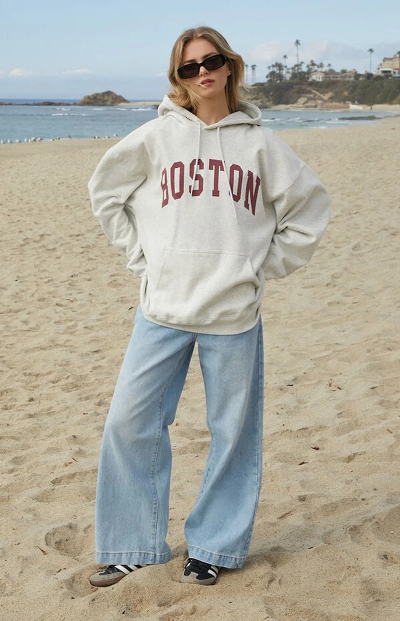 John Galt Boston Christy Oversized Hoodie