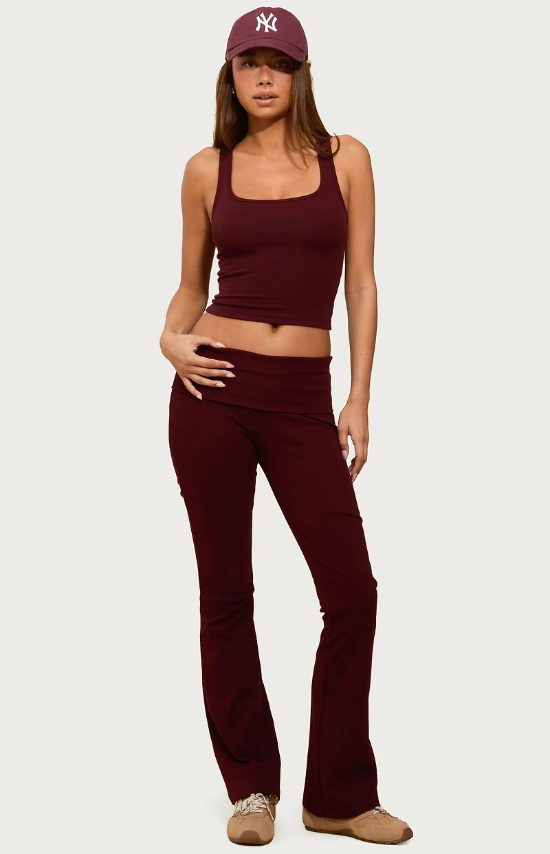 Edikted Linda Ribbed Scoop Neck Tank Top