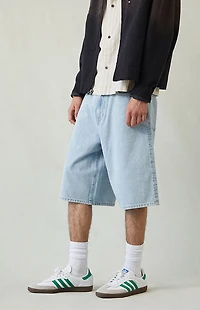 Pacsun Light Indigo Extreme Baggy Denim Shorts