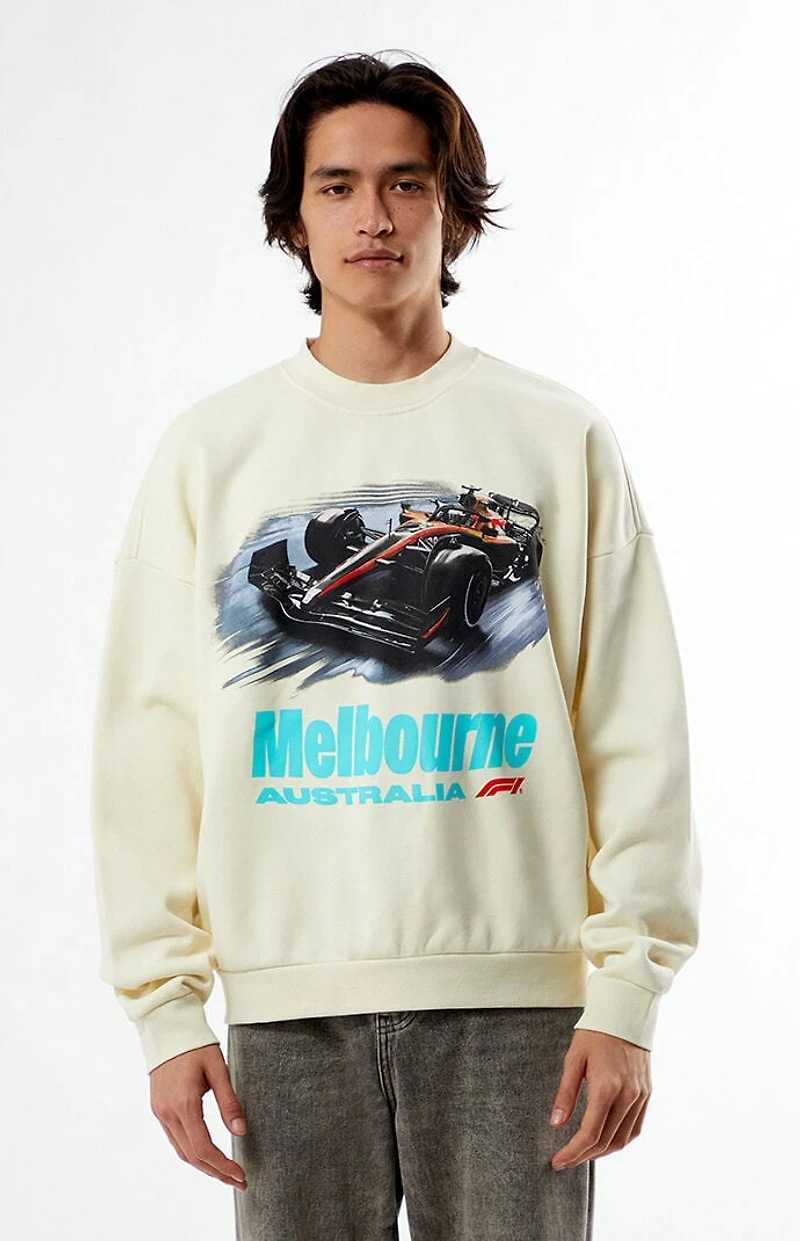 Formula 1 x PacSun Melbourne Australia Southern Land Crew Neck Sweatshirt