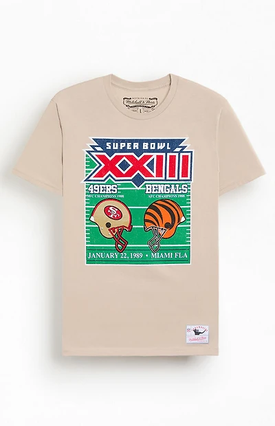 Mitchell & Ness NFL Super Bowl 49ERS Vs Bengals T-Shirt