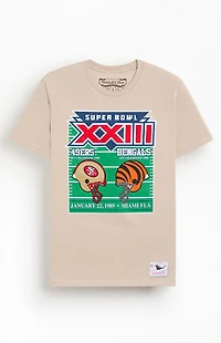 Mitchell & Ness NFL Super Bowl 49ERS Vs Bengals T-Shirt
