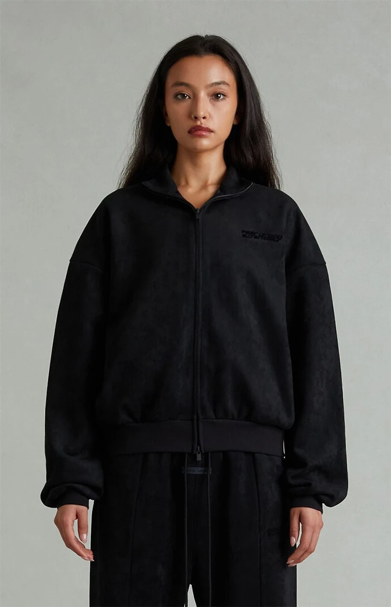 Fear of God ESSENTIALS Women's Vintage Black Track Jacket