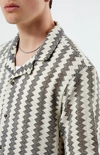 Pacsun Chevron Blocked Camp Shirt