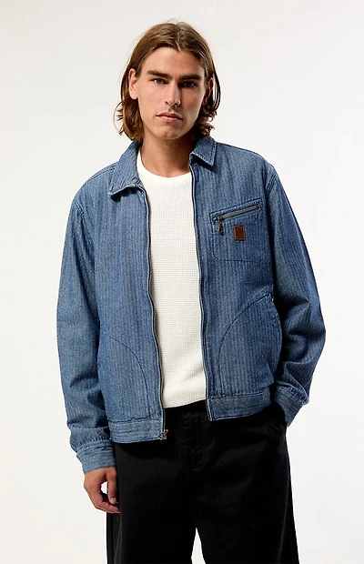 Brixton Mechanic Garage Denim Zip Up Jacket