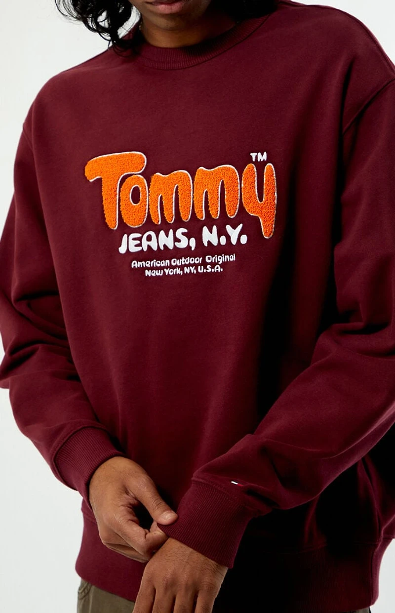 Tommy Jeans Boucle Font Play Sweatshirt