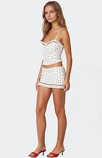 Edikted Mica Floral Cupped Corset