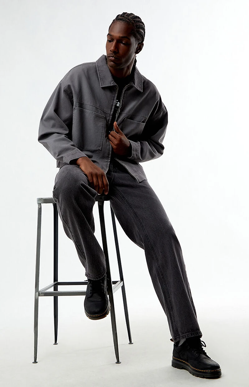 Pacsun Gray Billie Gas Jacket