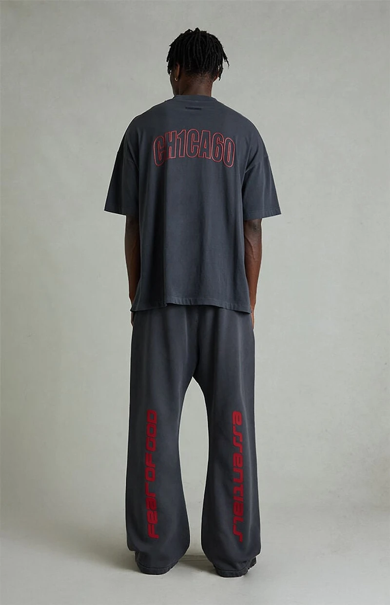 Fear of God ESSENTIALS Iron Gray Fleece Flare Sweatpants