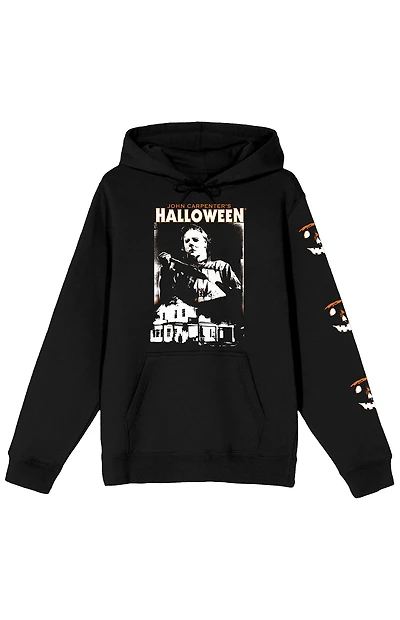 John Carpenter's Halloween Knife & Jack-o'-Lantern Faces Hoodie