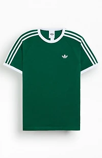 adidas Green Three Stripe T-Shirt