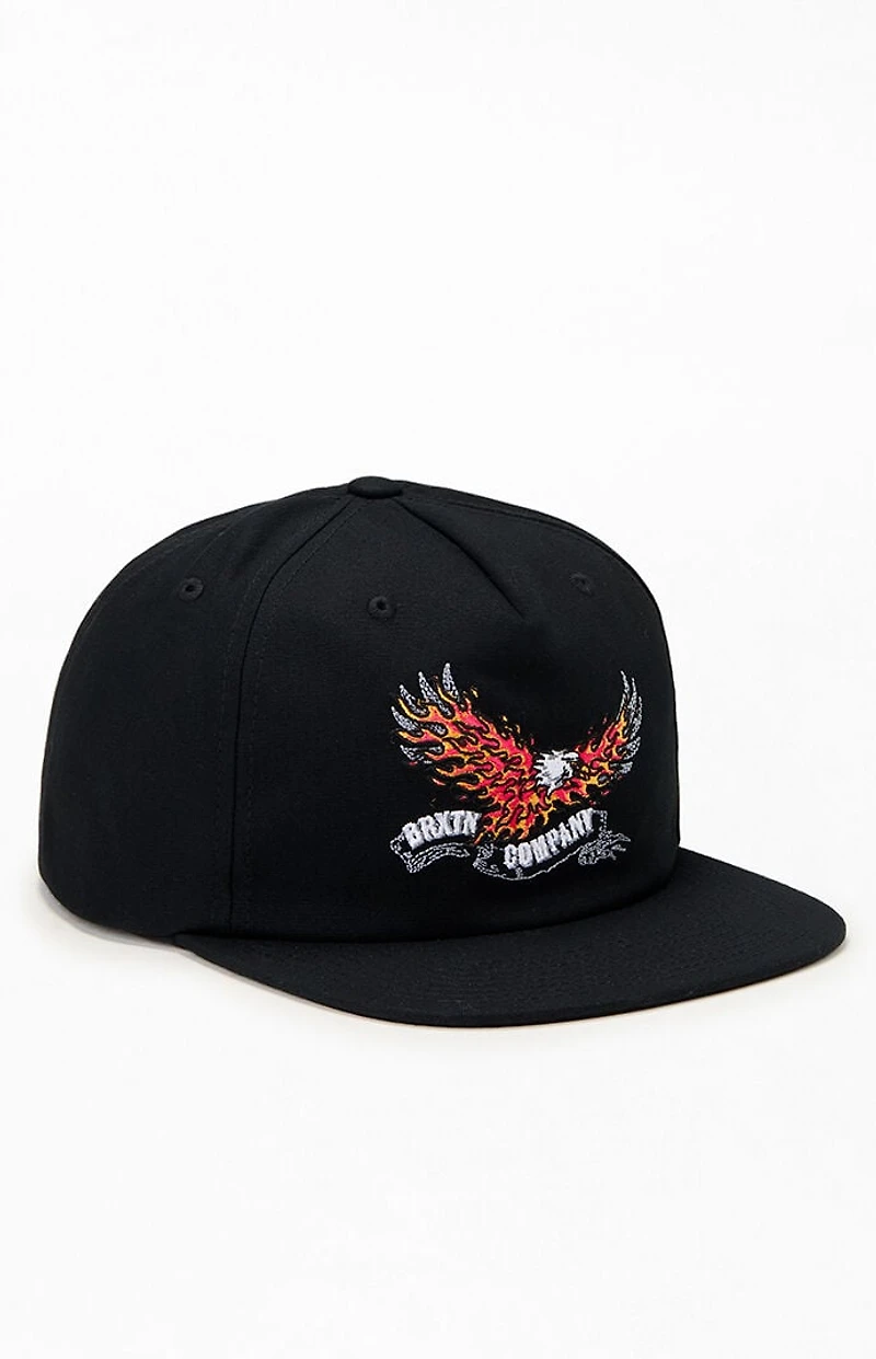 Brixton Blazing Eagle Snapback Hat