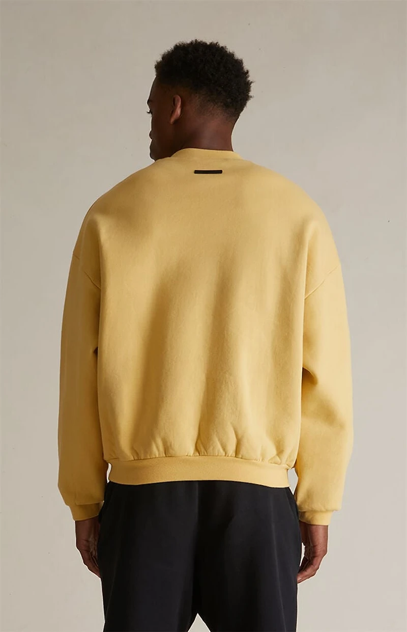 Fear of God ESSENTIALS Amber Heavy Fleece Crew Neck Sweatshirt