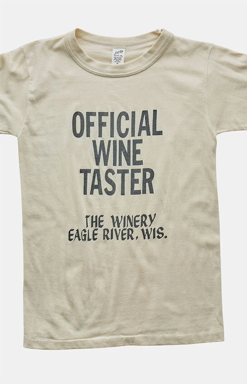 PS VINTAGE 80s Official Wine Taster Baby Graphic T-Shirt