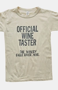 PS VINTAGE 80s Official Wine Taster Baby Graphic T-Shirt