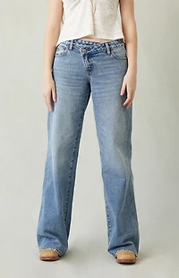 Pacsun Casey Low Rise Baggy Jeans Asymmetrical