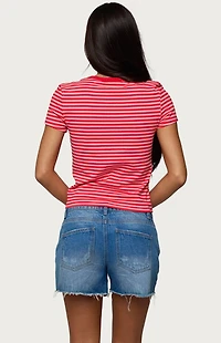 Edikted Nessie Striped T-Shirt