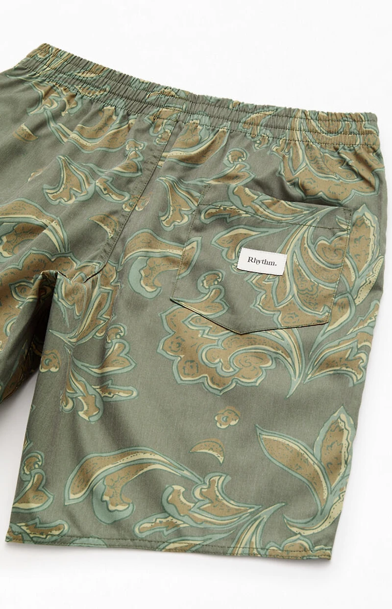 Rhythm Astral Bloom Box Jam 9" Swim Trunks