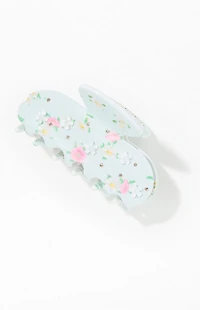 LA Hearts Blue Floral Hair Claw Clip