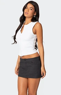 Edikted Basel Button Up Tank Top