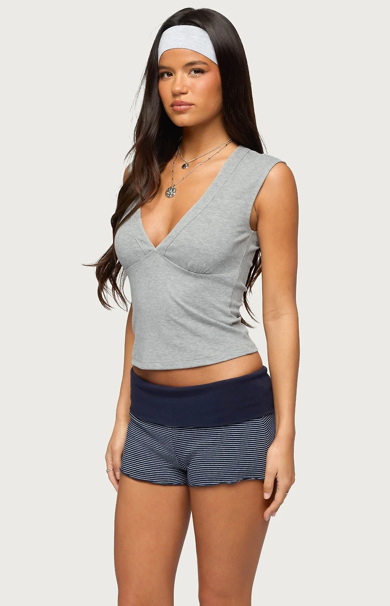 Edikted Balentina V Neck Tank Top
