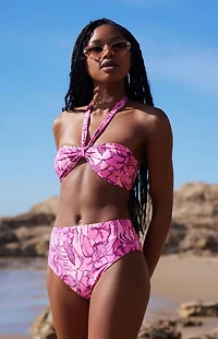 Salero Swim by Pacsun Tropical High Waisted Bikini Bottom