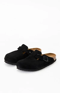 Birkenstock Women's Boston Soft Footbed Clogs Black