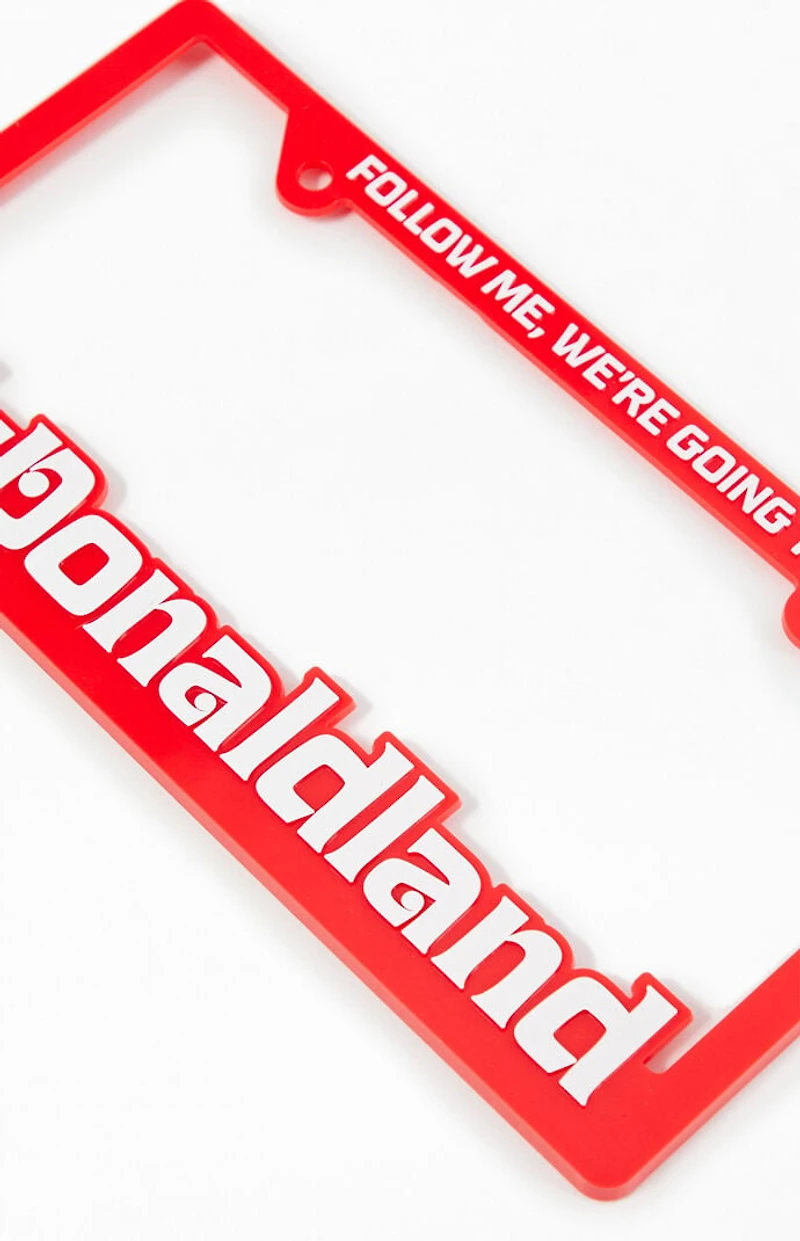 McDonaldland Follow Me License Plate Frame