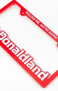 McDonaldland Follow Me License Plate Frame