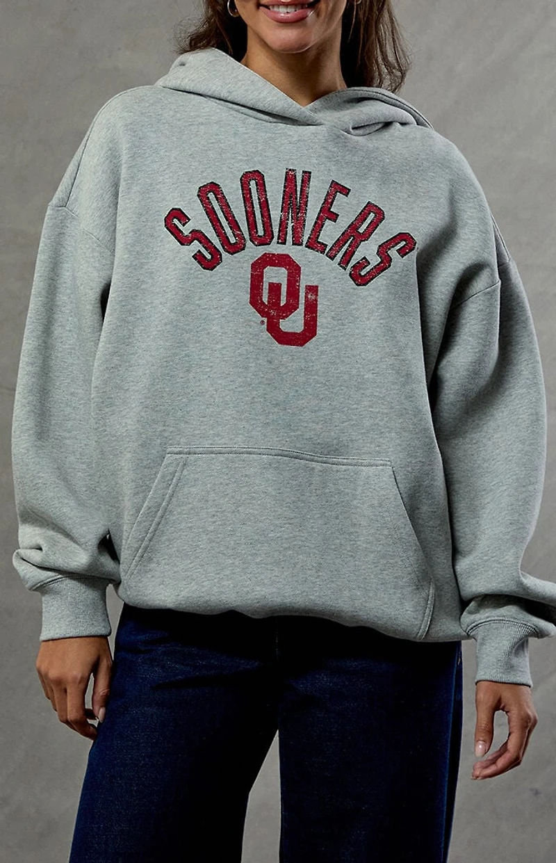 WILD COLLECTIVE Oklahoma Sooners Embroidered Hoodie