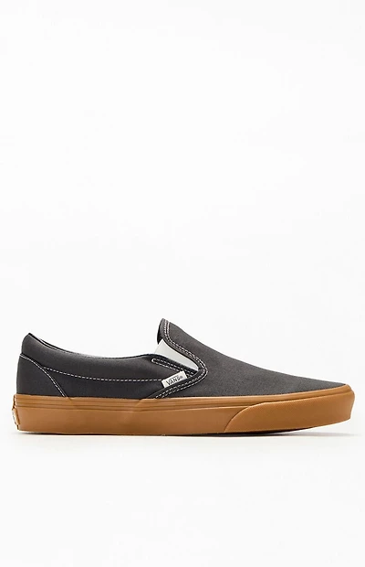 Vans Faded Black Gum Sole Classic Slip-On Shoes